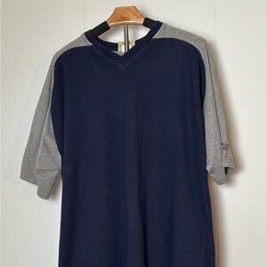 Vintage 90s Russell Athletic Distressed Navy Blue Short Sleeve T-Shirt Men’s XL